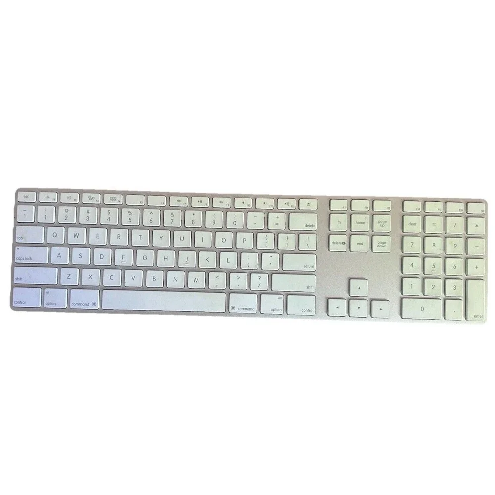 Apple A1243 Wired USB Keyboard with Numeric Keypad Tested Working